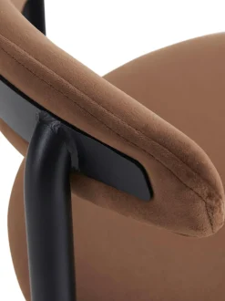 Taburete Alto De Terciopelo Doggi