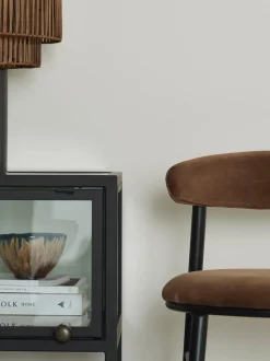 Taburete Alto De Terciopelo Doggi