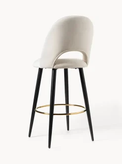 Taburete Alto De Terciopelo Rachel