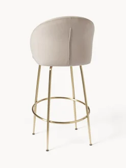 Taburete Alto De Terciopelo Luisa