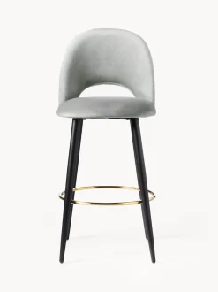 Taburete Alto De Terciopelo Rachel