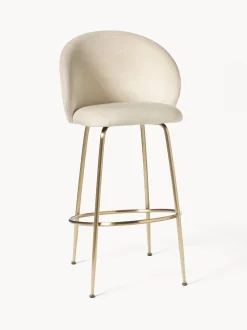 Taburete Alto De Terciopelo Luisa