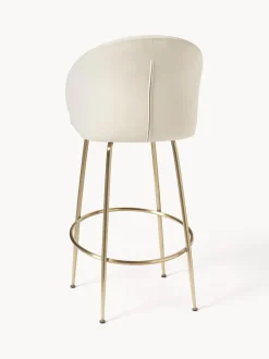 Taburete Alto De Terciopelo Luisa