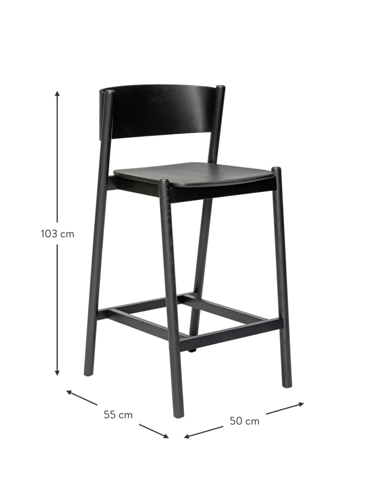 Taburete Alto Oblique