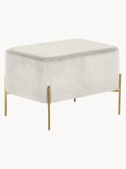 Taburete Ancho De Terciopelo Harper