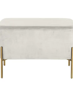 Taburete Ancho De Terciopelo Harper