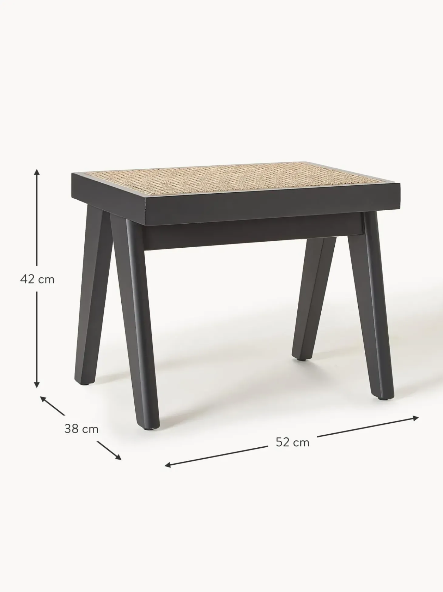 Taburete Con Tejido Vienes Sissi