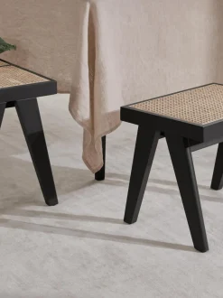 Taburete Con Tejido Vienes Sissi