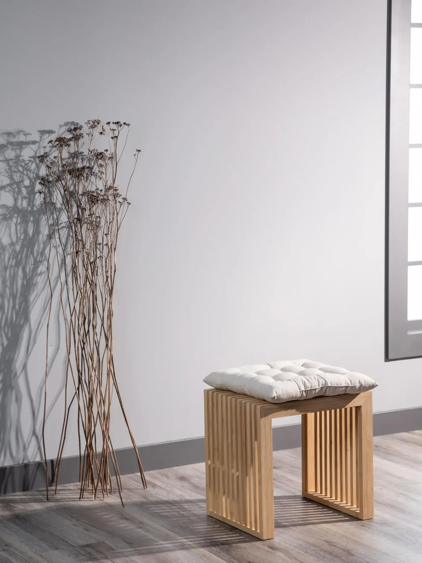 Taburete De Bambu Rib