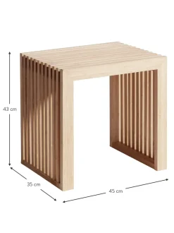 Taburete De Bambu Rib