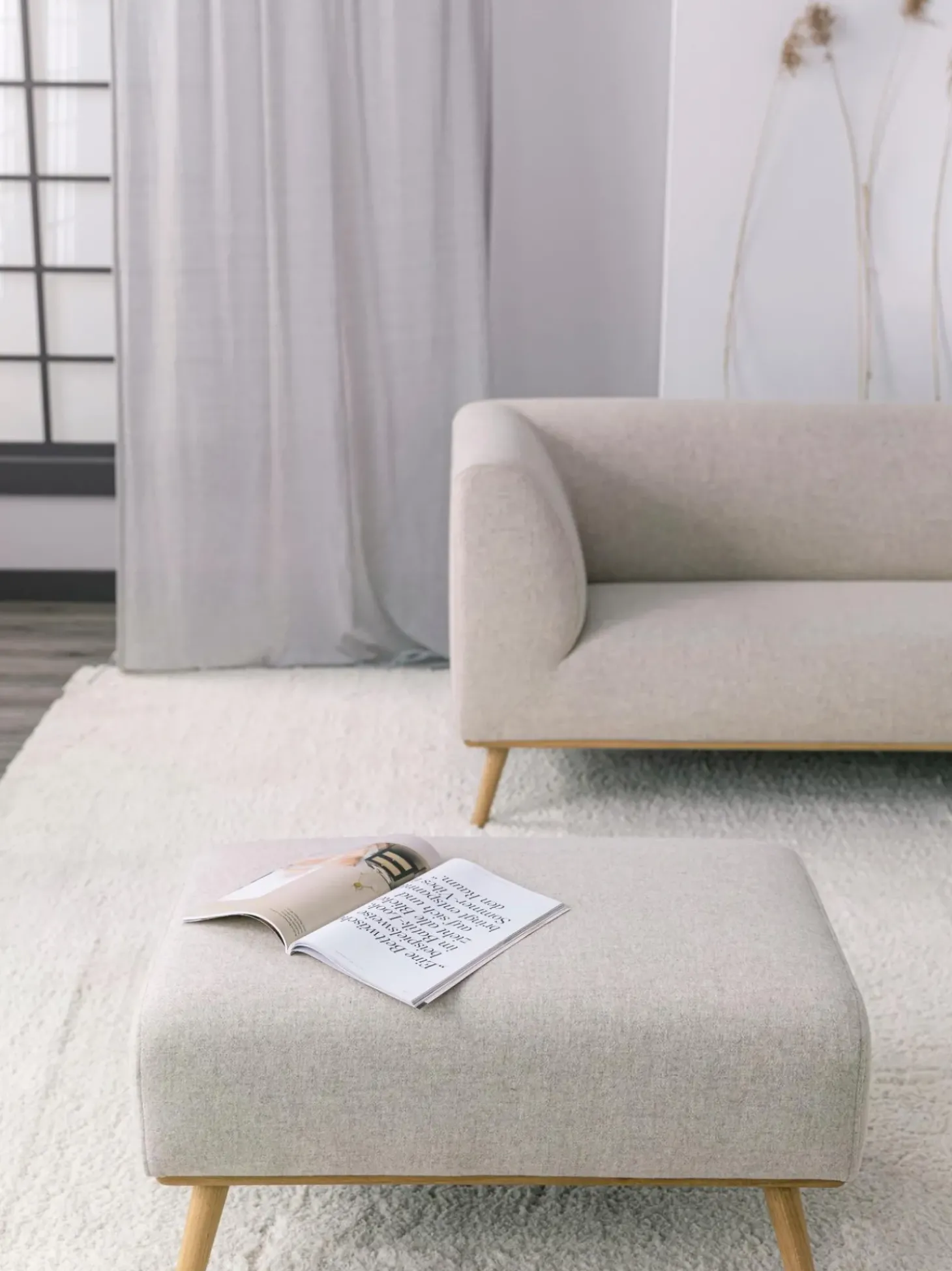 Taburete De Lana Archie