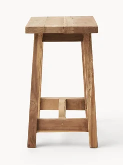Taburete De Madera De Teca Lawas