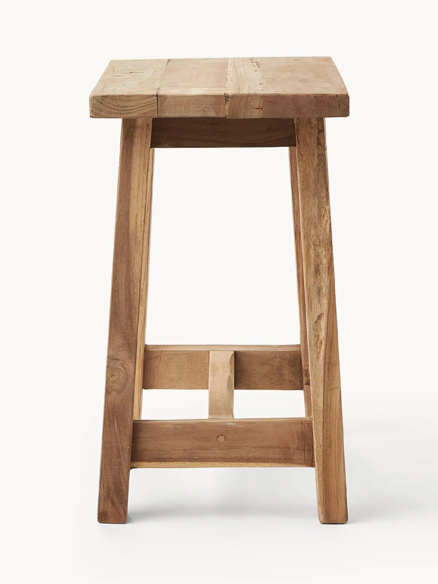 Taburete De Madera De Teca Lawas