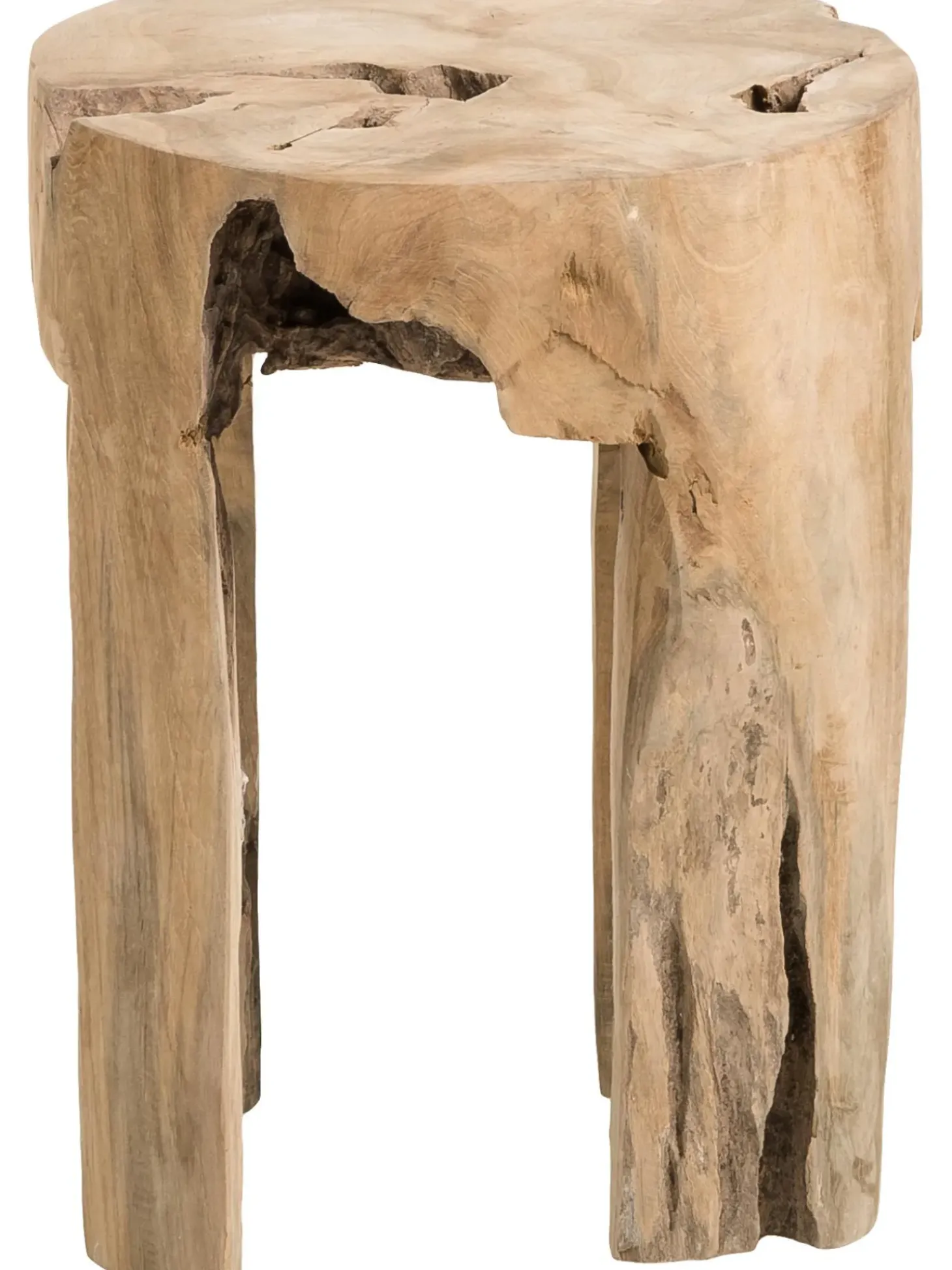 Taburete De Teca Java