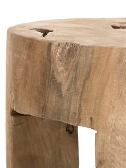 Taburete De Teca Java