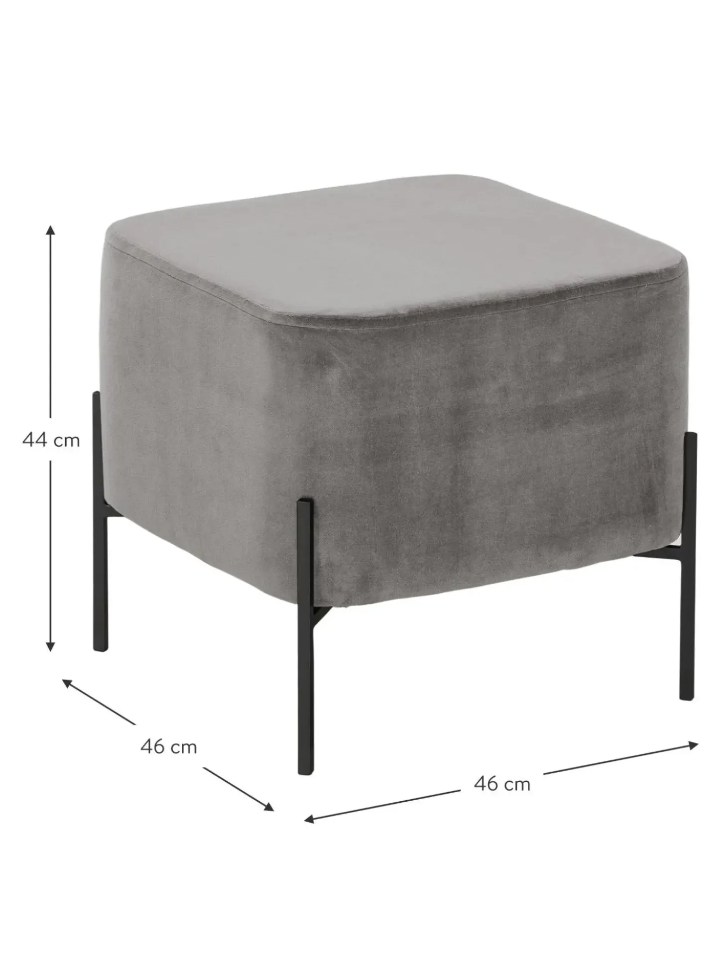 Taburete De Terciopelo Harper