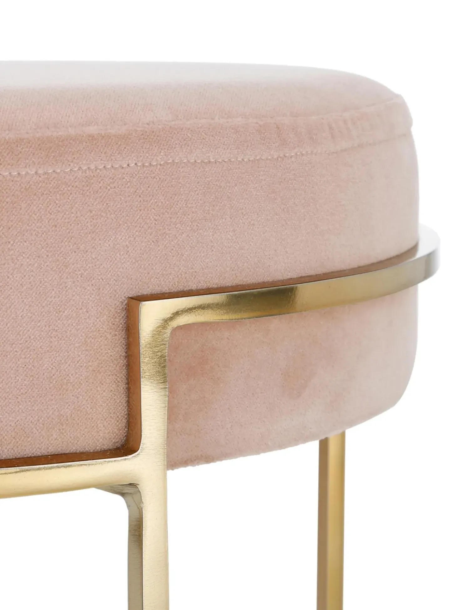 Taburete De Terciopelo Madeleine