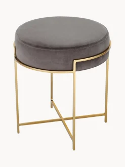 Taburete De Terciopelo Madeleine