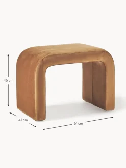 Taburete De Terciopelo Penelope