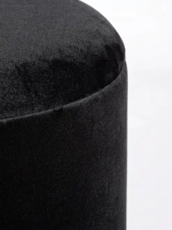 Taburete De Terciopelo Polina, Con Espacio De Almacenamiento