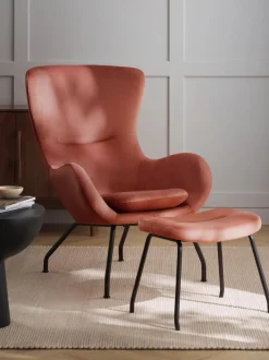 Taburete De Terciopelo Wing