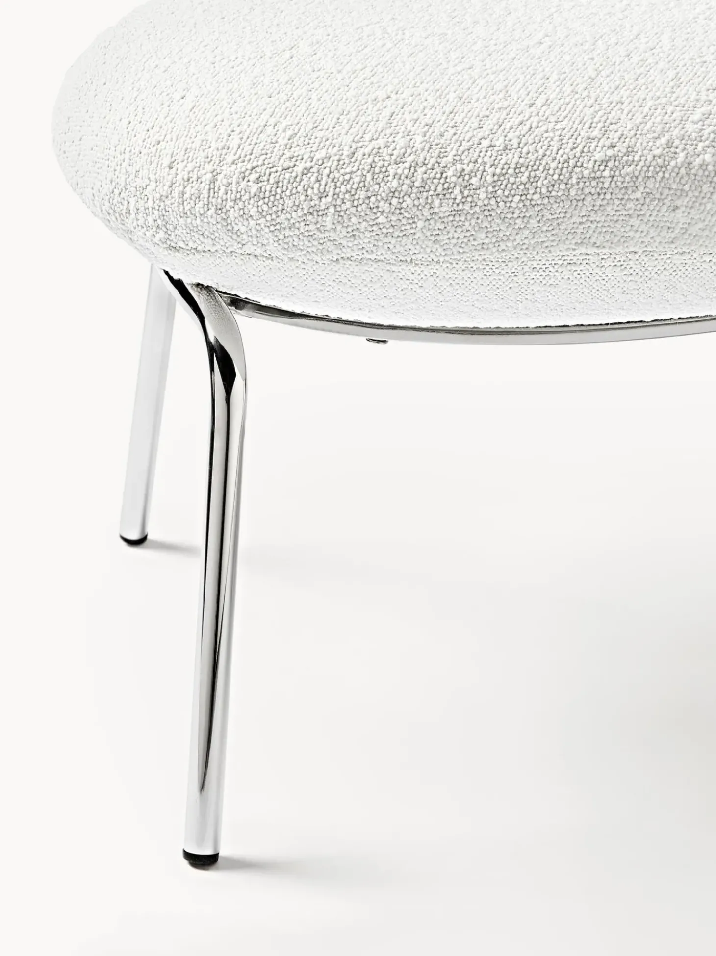 Taburete En Tejido Boucle Luan