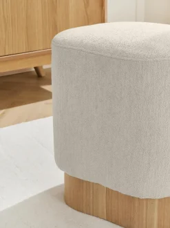 Taburete En Tejido Boucle Yves