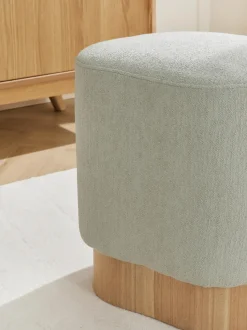 Taburete En Tejido Boucle Yves