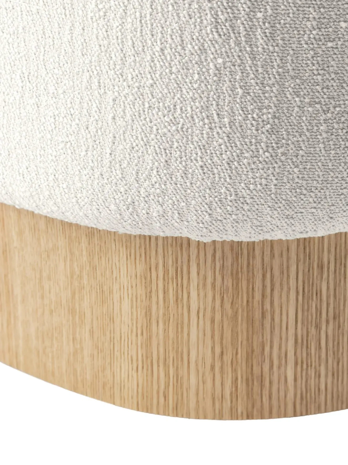 Taburete En Tejido Boucle Yves