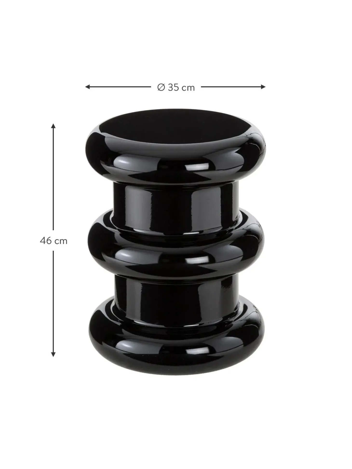 Taburete/ Mesa Auxiliarde Diseno Pilasto