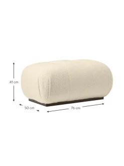 Taburete Tapizado En Borreguillo Stanley