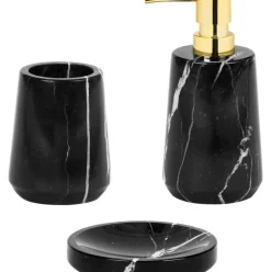 Vaso Cepillo De Dientes De Marmol Lux