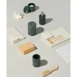 Vaso Cepillo De Dientes De Marmol Orta