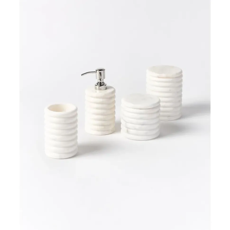 Vaso Cepillo De Dientes De Marmol Orta