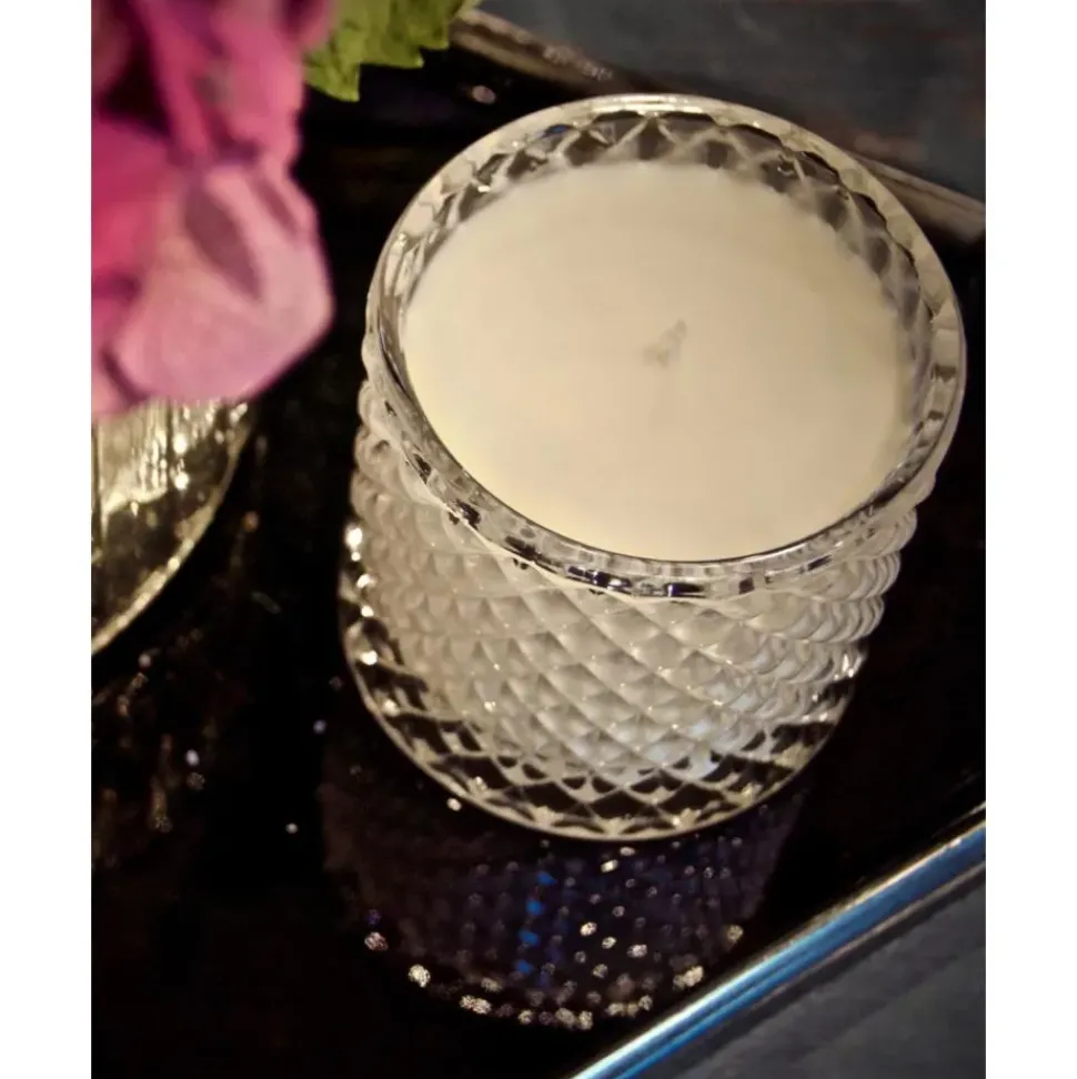 Vela Perfumada Crystalene (Naranja, Madera De Cedro Y Clavo)