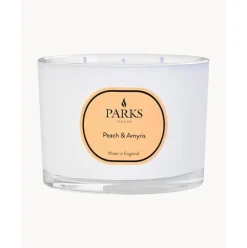 Vela Perfumada De Tres Mechas Vintage Aromatherapy (Melocoton Y Amyris)