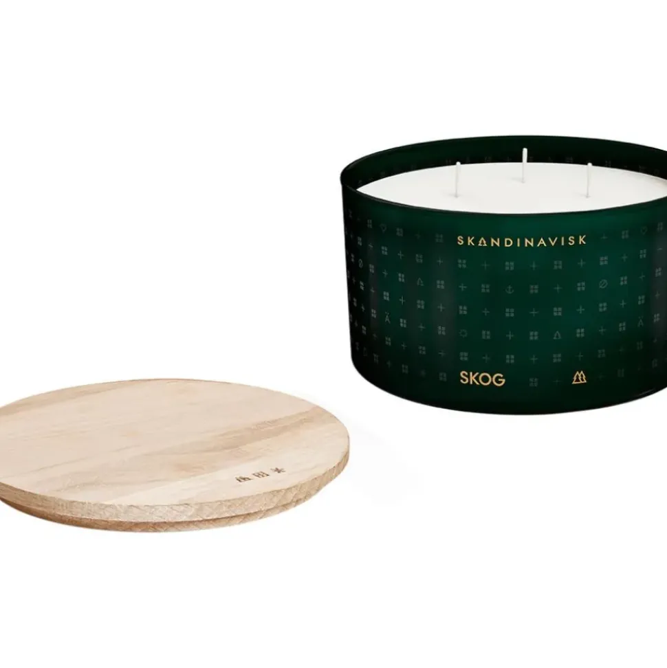 Vela Perfumada Tres Mechas Skog (Pino, Pinas, Savia De Abedul)