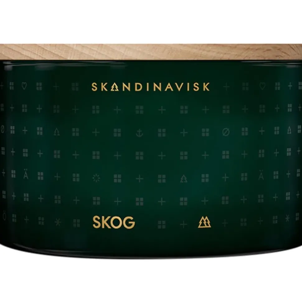 Vela Perfumada Tres Mechas Skog (Pino, Pinas, Savia De Abedul)