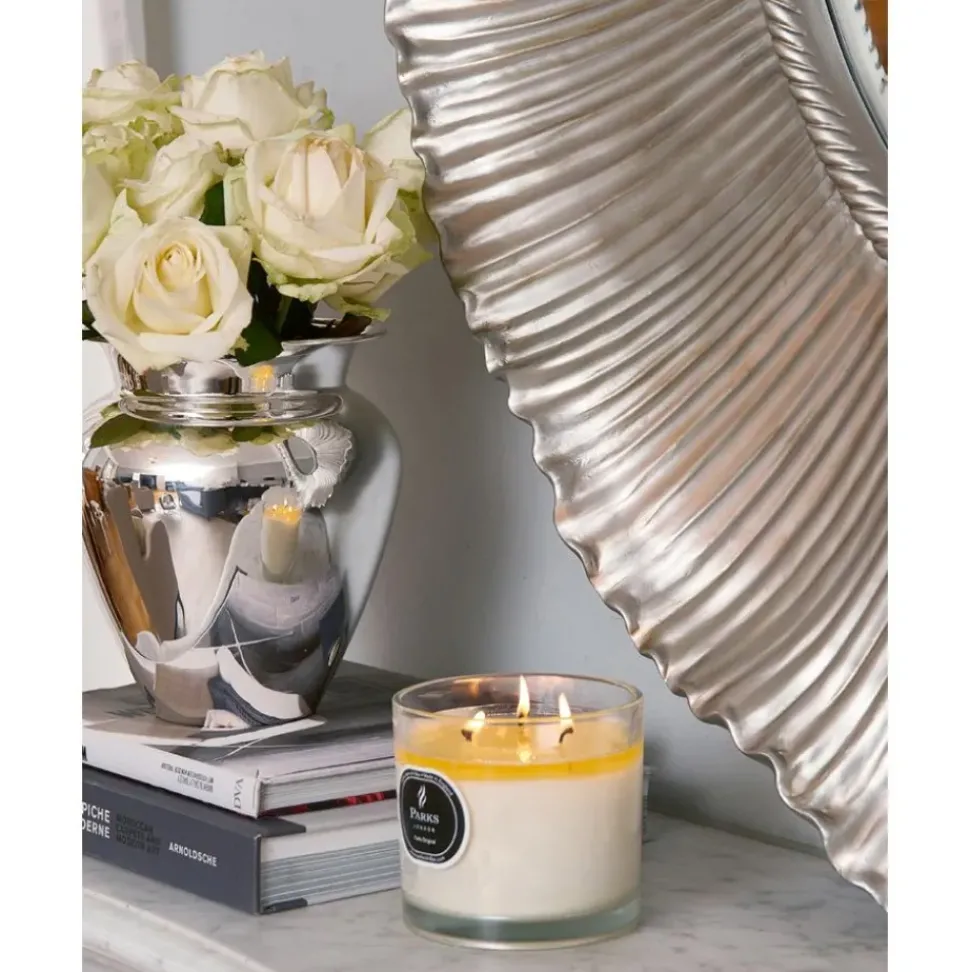 Vela Perfumada Tres Mechas Parks Original (Vainilla Y Citricos)