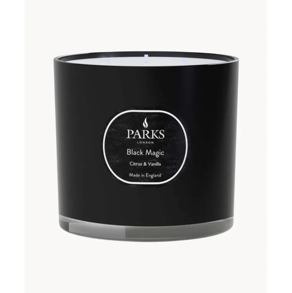Vela Perfumada Tres Mechas Black Magic (Citricos Y Vainilla)