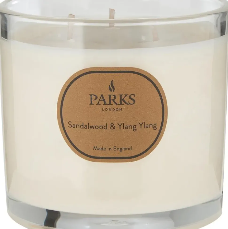 Vela Perfumada Tres Mechas Aromatherapy (Sandalo Y Ylang Ylang)