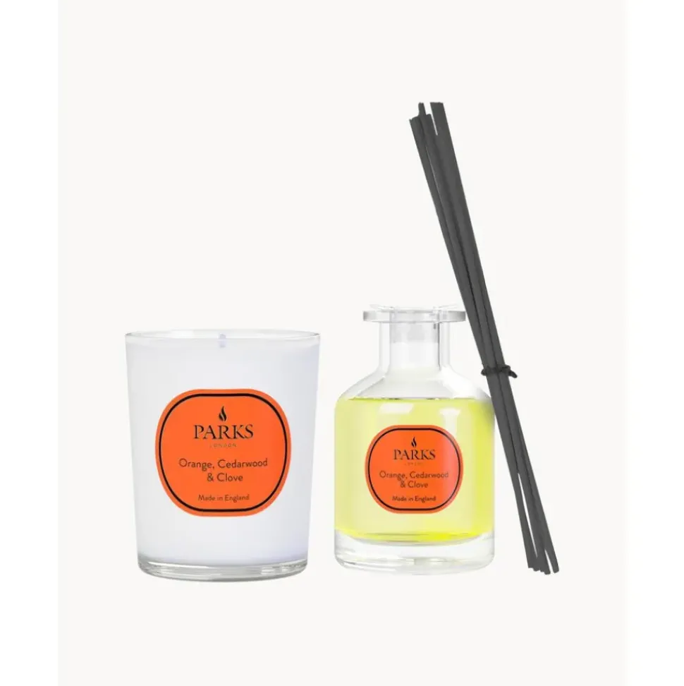 Vela Perfumada Y Ambientador Vintage Aromatherapy (Naranja, Madera De Cedro Y Clavo)