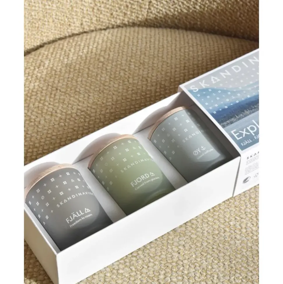 Velas Perfumadas Explore, 3 Uds.