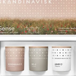 Velas Perfumadas Sense, 3 Uds.
