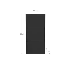 Zapatero De Pared Caruso, Puertas Abatibles