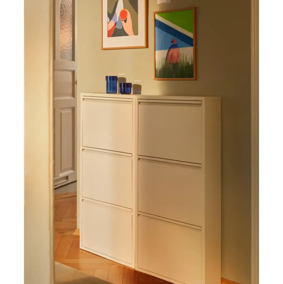 Zapatero De Pared Caruso, Puertas Abatibles