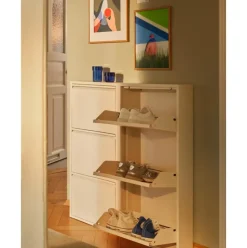 Zapatero De Pared Caruso, Puertas Abatibles