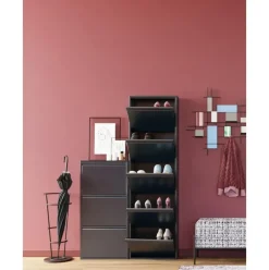 Zapatero De Pared Caruso, Puertas Abatibles